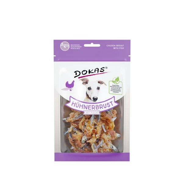 Dokas Dog Hühnerbrust mit Fisch 70 g
