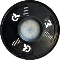 BioArt LED 5W, 15cm schwarz