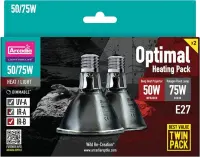 Arcadia Optimal Heating Pack 75W Halogen + 50W Deep Heat