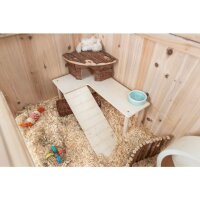 Trixie Plattform mit Rampe, Mäuse/Hamster, Holz, 47 x 25  x 30cm