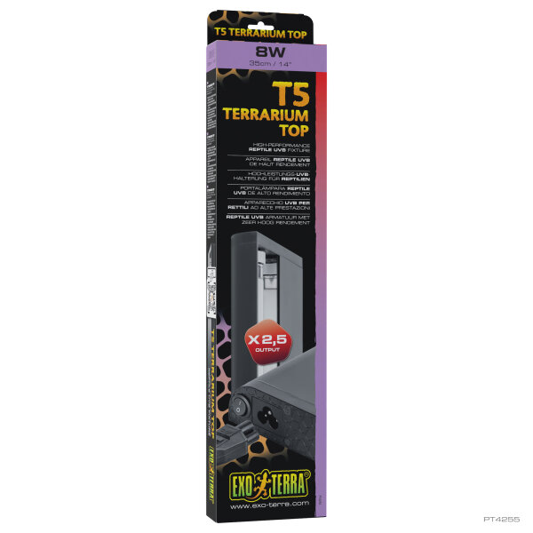 Exo Terra T5 Terrarium Top 8 Watt