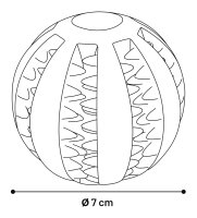 Flamingo Dental Gummiball ASS 7cm