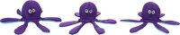 Franne Oktopus violett, 57 x 57 x 19cm, diverse Sorten