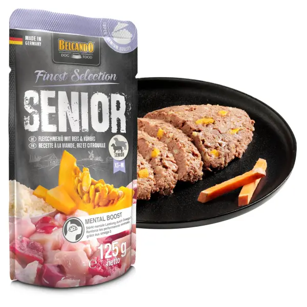 Belcando Senior Fleischmenü mit Reis & Kürbis 125g