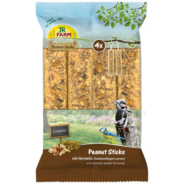 JR Farm Peanut Sticks mit Hermetia 4 Stück (640g)