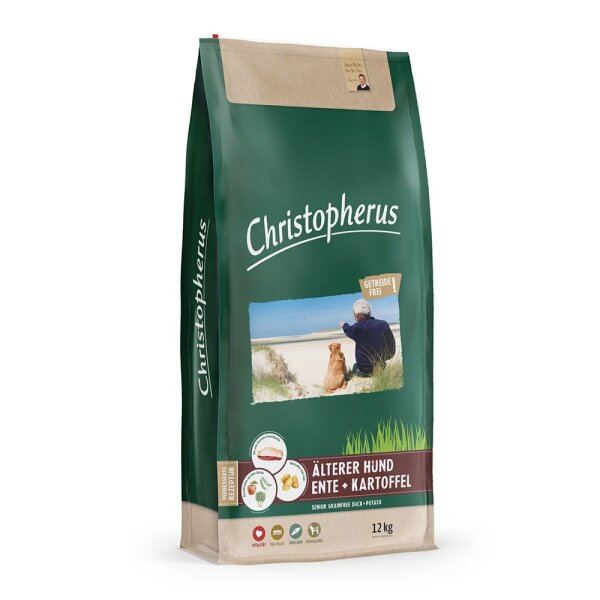 Christopherus Getreidefrei Senior Ente & Kartoffel 12kg