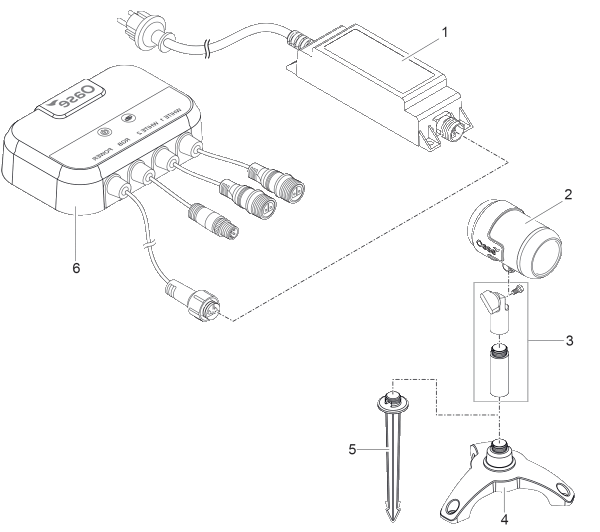 Oase Ersatz Anbindungsset LunAqua Connect (Pos. 3)