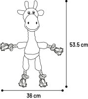 Torris Giraffe gelb 36 x13,5 x 53,5cm