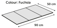 Kühlmatte Drop fuchsia L 90 x 50cm