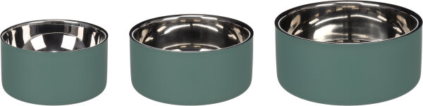 Futter und Trinknapf Xara rund grün17 x 7,4cm 1,2L