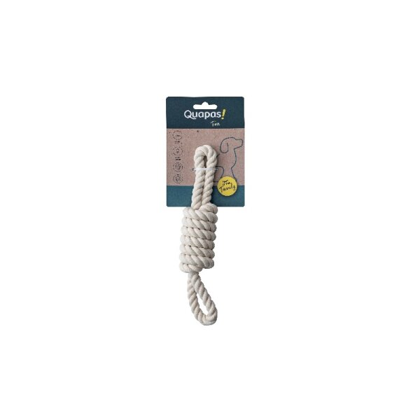 Quapas Dog Toy Rope String Natural L 30cm