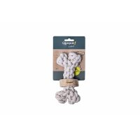 Quapas Dog Toy Coffeewood Bone M
