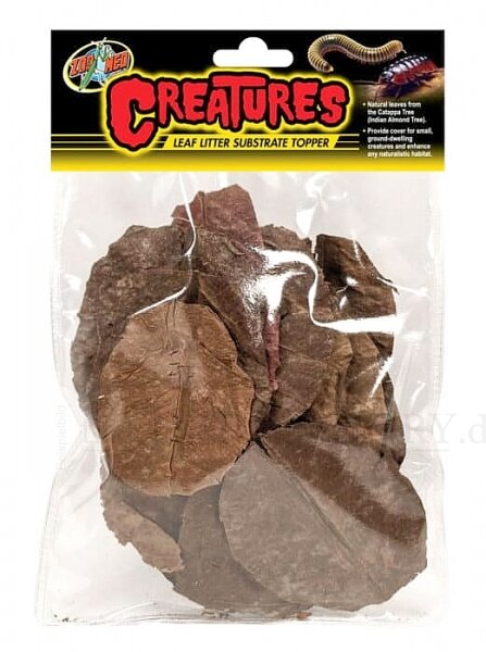 Zoo Med Creatures Leaf Litter Substrate Topper 20 Stück