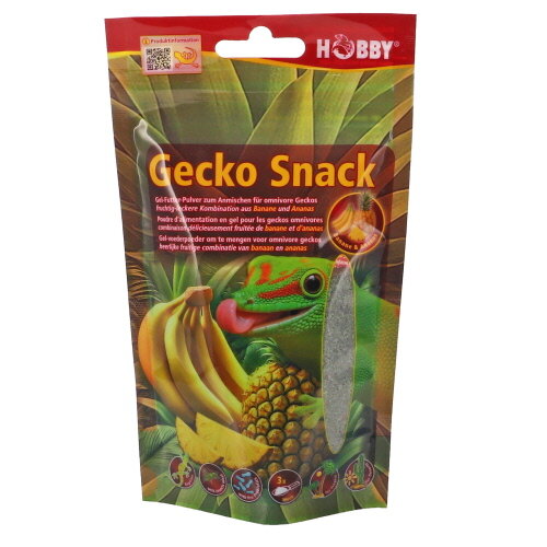 Hobby Gecko Snack, Banane & Ananas 100g