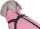 Trixie Geschirrmantel Pontis Reflect, S:36cm, pink