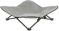 Trixie Camping-Bett für Hunde, 69 x 20 x 69cm, beige/schwarz