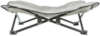Trixie Camping-Bett für Hunde, 69 x 20 x 69cm, beige/schwarz