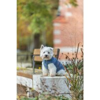Trixie Wintermantel Ajou, XXS: 18 cm, blau