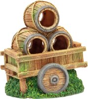 Superfish Deko Fass Wagen (8,8x7,8x10,2cm)