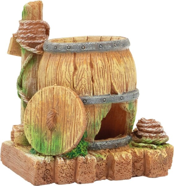 Superfish Deko Fass Zaun (9x8,2x9,8cm)