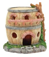 Superfish Deko Fass Haus (9,3x9,2x9,7cm)