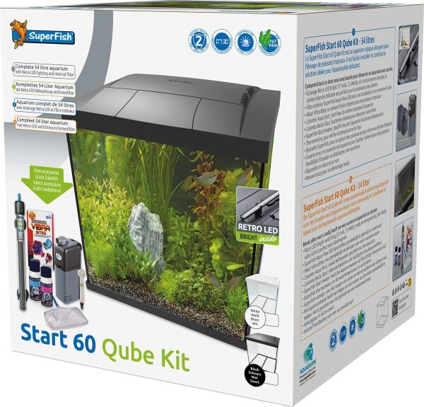 Superfish Start 60 Qube Kit, schwarz
