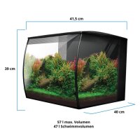 Fluval Flex 2.0, 57 Liter schwarz