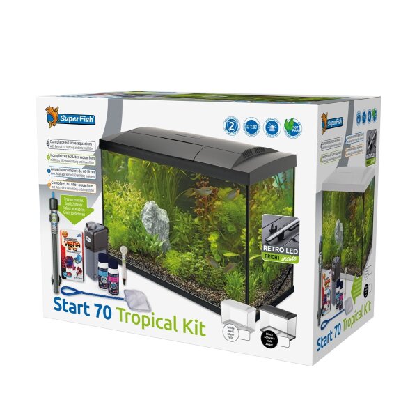 Superfish Start 70 Tropical Kit, schwarz