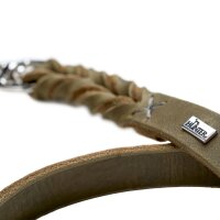 Hunter V-Leine Solid Eduction 18/250 Rindsleder olivgrün