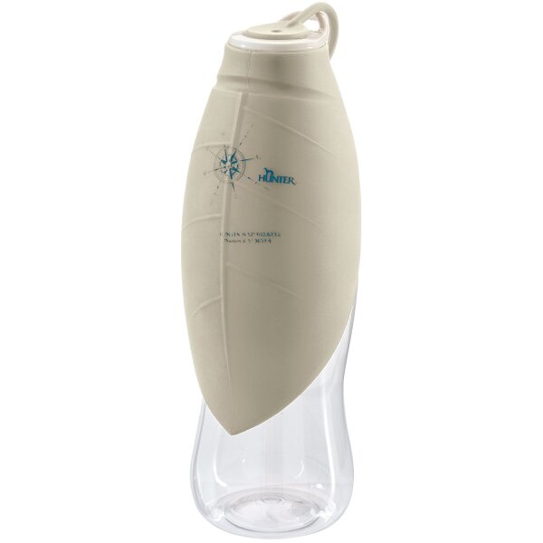 Hunter Trinkflasche Outdoor mit Silikonnapf List 550ml, beige