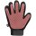Fellpflege-Handschuh, Mesh-Material/TPR, 16 x 24cm, pink/schwarz