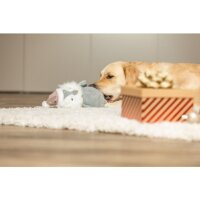 X mas Eule mit Tau, Plüsch/Tau, 31cm