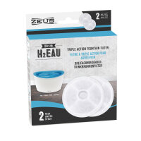 Zeus  H2EAU Triple Action Ersatzfilter, 2er Pack