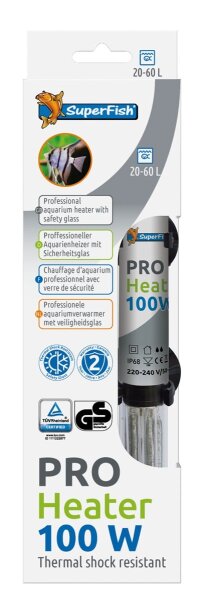Superfish PRO Heizer 100 Watt 20-100L (21cm)