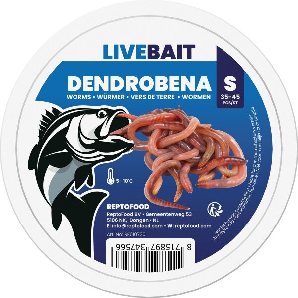 REPTO Food Dendrobena S, 35-45 Stück