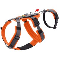 Hunter Geschirr Sicherheit Maldon 60-91/M-L Mesh orange/grau
