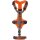 Hunter Geschirr Sicherheit Maldon 60-91/M-L Mesh orange/grau