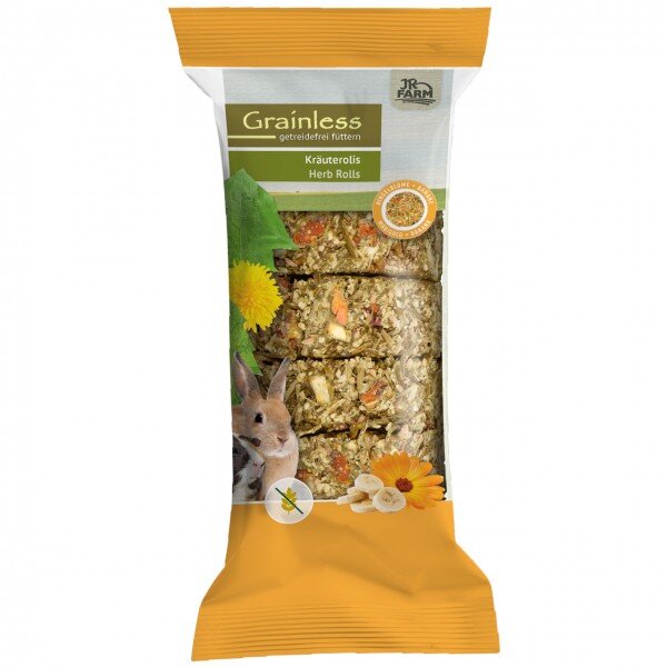 JR FARM Grainless Kräuterolis Ringelblume-Banane 80g (4 Stück)