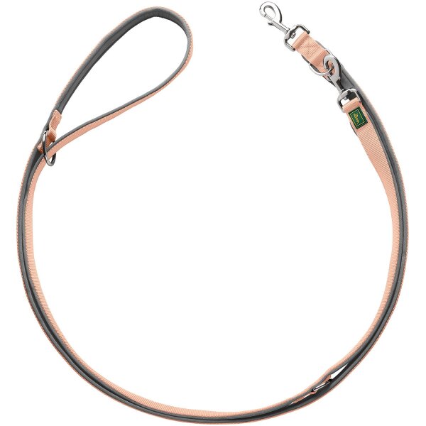 Hunter V-Leine Neopren 15/200 Nylon/Neopren pfirsch/grau