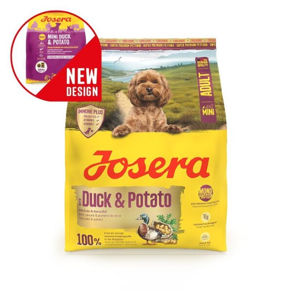 Josera Mini Adult Duck & Potato 900g