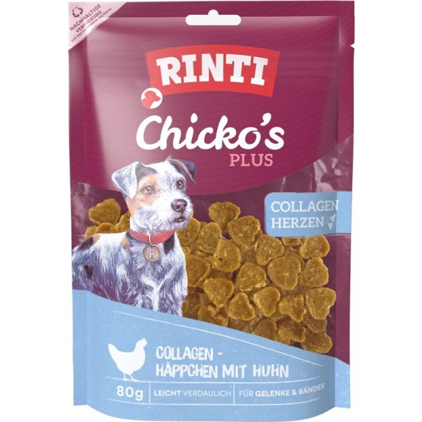 Rinti Chicko Plus Collagen Hearts 80 g