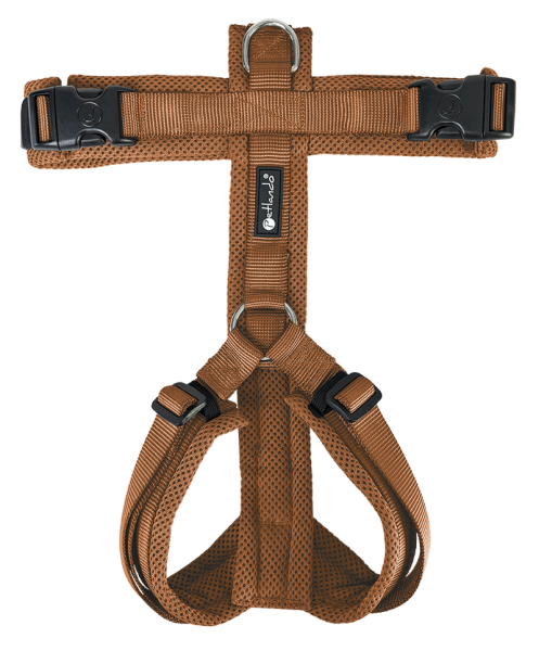 petlando Mesh Y-Comfort Geschirr S cognac