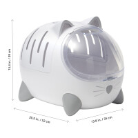 catit Pixi Mio, Katzenbatt & Transportbox