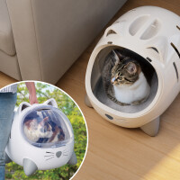 catit Pixi Mio, Katzenbatt & Transportbox