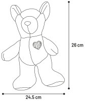 Flamingo Sotfo Bär braun 24,5 x 10 x 26cm