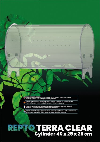 REPTO Terra Clear Cylinder (40x25x25cm)