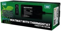 REPTO Heizmatte mit Thermostat 4 Watt (18x10cm)
