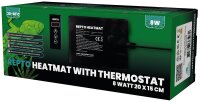 REPTO Heizmatte mit Thermostat 8 Watt (20x15cm)