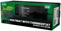REPTO Heizmatte mit Thermostat 24 Watt (45x20cm)