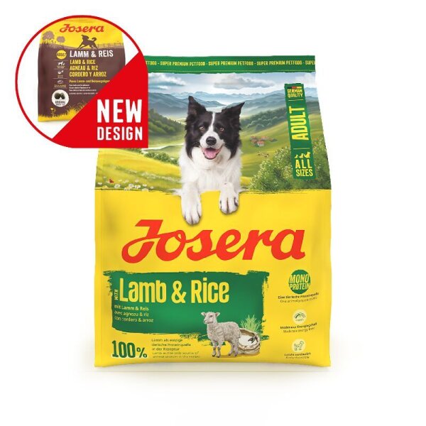 Josera A/S Adult Lamb & Rice 5x900g